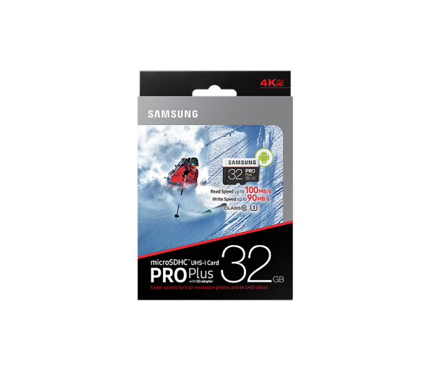 Samsung 32GB microSDHC Pro Plus zapis90MB/s odczyt100MB/s - 360764 - zdjęcie 8